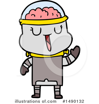 Royalty-Free (RF) Robot Clipart Illustration by lineartestpilot - Stock Sample #1490132