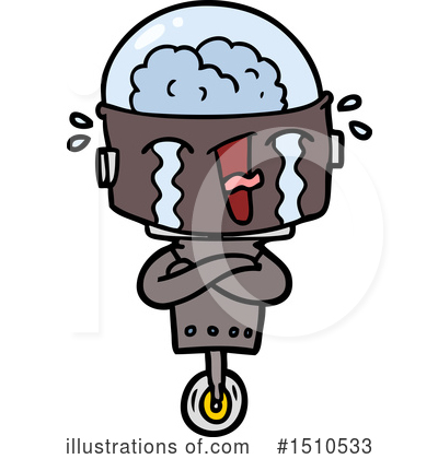 Royalty-Free (RF) Robot Clipart Illustration by lineartestpilot - Stock Sample #1510533