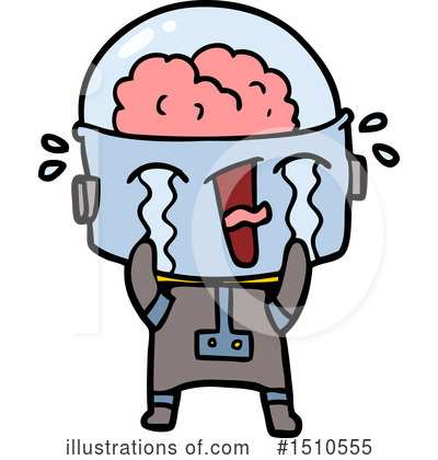 Royalty-Free (RF) Robot Clipart Illustration by lineartestpilot - Stock Sample #1510555
