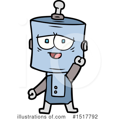 Royalty-Free (RF) Robot Clipart Illustration by lineartestpilot - Stock Sample #1517792