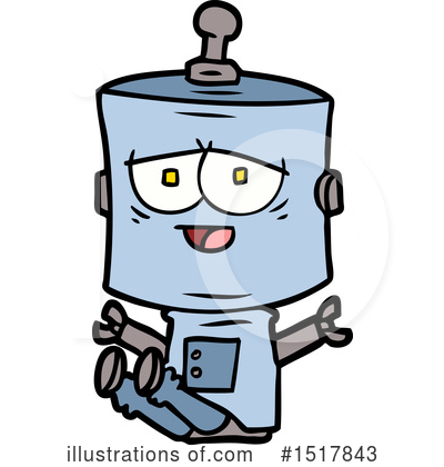 Royalty-Free (RF) Robot Clipart Illustration by lineartestpilot - Stock Sample #1517843