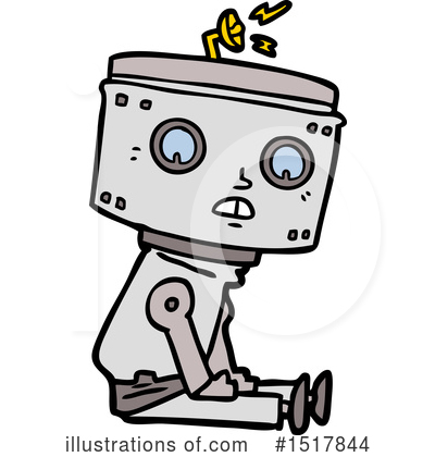 Royalty-Free (RF) Robot Clipart Illustration by lineartestpilot - Stock Sample #1517844