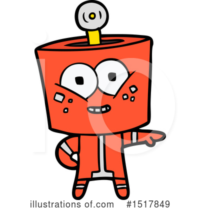 Royalty-Free (RF) Robot Clipart Illustration by lineartestpilot - Stock Sample #1517849