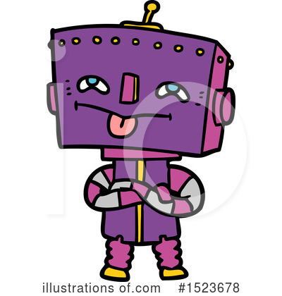 Royalty-Free (RF) Robot Clipart Illustration by lineartestpilot - Stock Sample #1523678