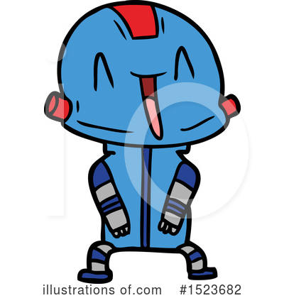 Royalty-Free (RF) Robot Clipart Illustration by lineartestpilot - Stock Sample #1523682