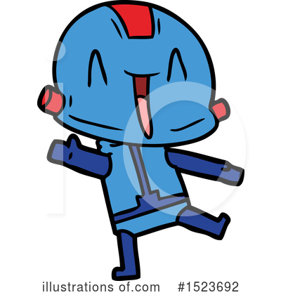 Royalty-Free (RF) Robot Clipart Illustration by lineartestpilot - Stock Sample #1523692