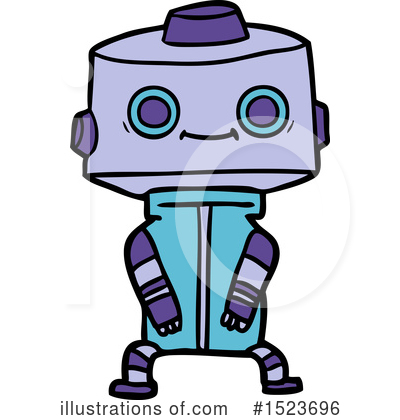 Royalty-Free (RF) Robot Clipart Illustration by lineartestpilot - Stock Sample #1523696