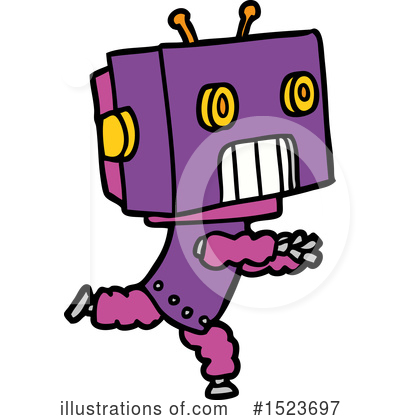 Royalty-Free (RF) Robot Clipart Illustration by lineartestpilot - Stock Sample #1523697