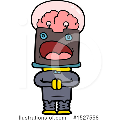 Royalty-Free (RF) Robot Clipart Illustration by lineartestpilot - Stock Sample #1527558