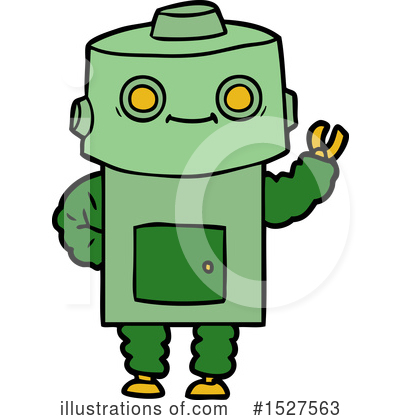 Royalty-Free (RF) Robot Clipart Illustration by lineartestpilot - Stock Sample #1527563