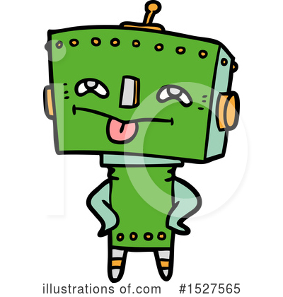 Royalty-Free (RF) Robot Clipart Illustration by lineartestpilot - Stock Sample #1527565