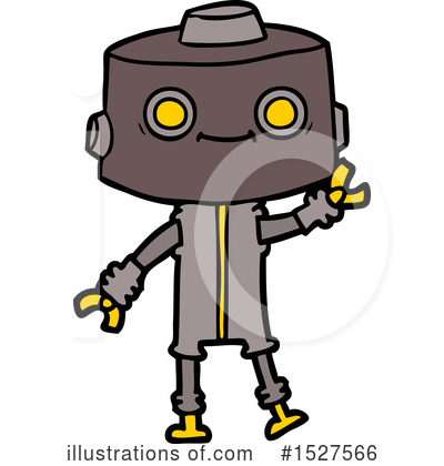 Royalty-Free (RF) Robot Clipart Illustration by lineartestpilot - Stock Sample #1527566
