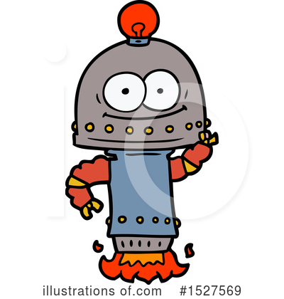 Royalty-Free (RF) Robot Clipart Illustration by lineartestpilot - Stock Sample #1527569