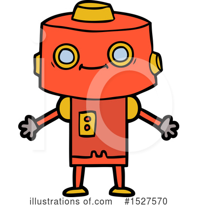 Royalty-Free (RF) Robot Clipart Illustration by lineartestpilot - Stock Sample #1527570
