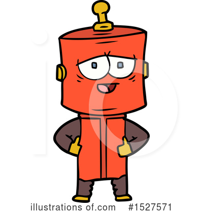 Royalty-Free (RF) Robot Clipart Illustration by lineartestpilot - Stock Sample #1527571