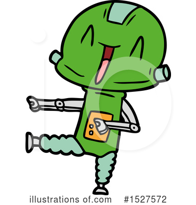 Royalty-Free (RF) Robot Clipart Illustration by lineartestpilot - Stock Sample #1527572