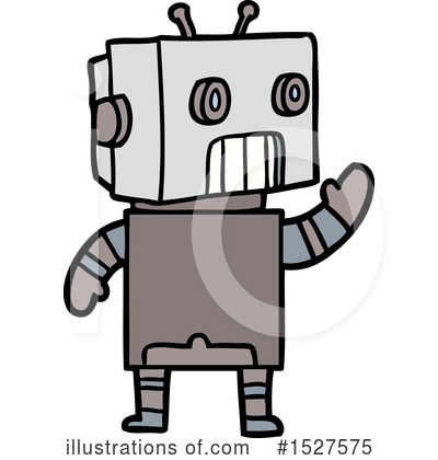 Royalty-Free (RF) Robot Clipart Illustration by lineartestpilot - Stock Sample #1527575