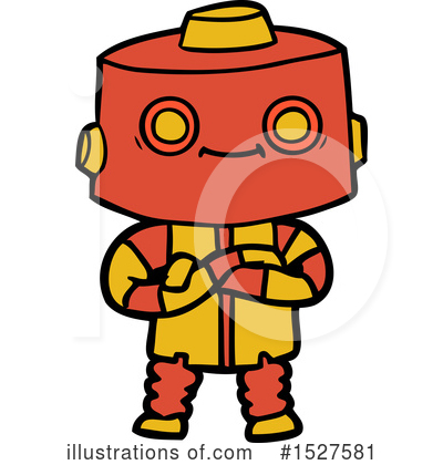 Royalty-Free (RF) Robot Clipart Illustration by lineartestpilot - Stock Sample #1527581