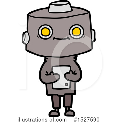 Royalty-Free (RF) Robot Clipart Illustration by lineartestpilot - Stock Sample #1527590