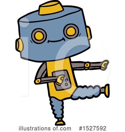 Royalty-Free (RF) Robot Clipart Illustration by lineartestpilot - Stock Sample #1527592