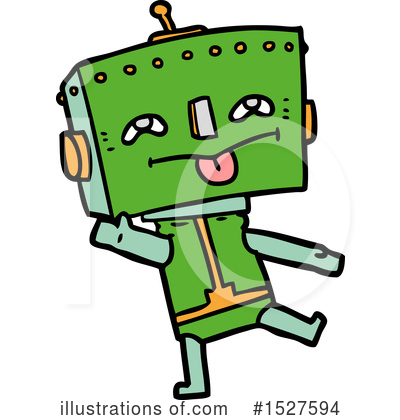 Royalty-Free (RF) Robot Clipart Illustration by lineartestpilot - Stock Sample #1527594