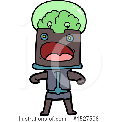 Royalty-Free (RF) Robot Clipart Illustration by lineartestpilot - Stock Sample #1527598