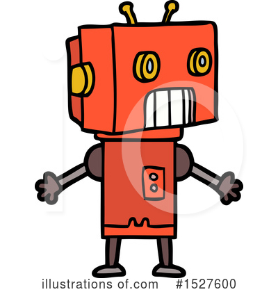 Royalty-Free (RF) Robot Clipart Illustration by lineartestpilot - Stock Sample #1527600