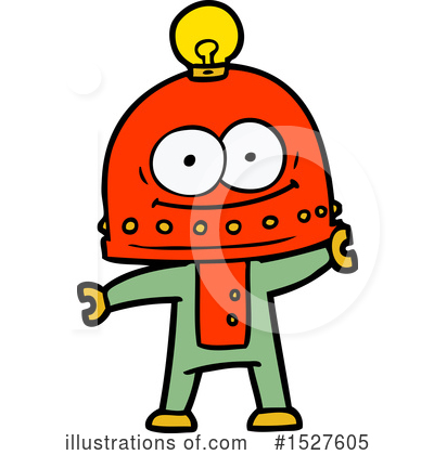 Royalty-Free (RF) Robot Clipart Illustration by lineartestpilot - Stock Sample #1527605