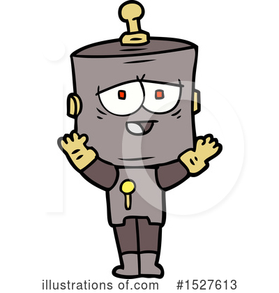 Royalty-Free (RF) Robot Clipart Illustration by lineartestpilot - Stock Sample #1527613