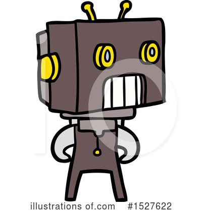 Royalty-Free (RF) Robot Clipart Illustration by lineartestpilot - Stock Sample #1527622