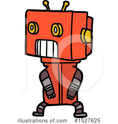 Royalty-Free (RF) Robot Clipart Illustration by lineartestpilot - Stock Sample #1527625