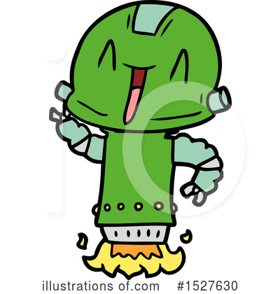 Royalty-Free (RF) Robot Clipart Illustration by lineartestpilot - Stock Sample #1527630