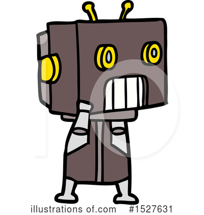 Royalty-Free (RF) Robot Clipart Illustration by lineartestpilot - Stock Sample #1527631
