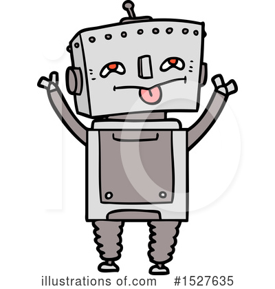 Royalty-Free (RF) Robot Clipart Illustration by lineartestpilot - Stock Sample #1527635