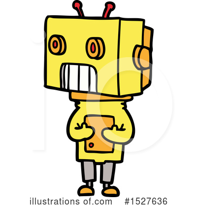 Royalty-Free (RF) Robot Clipart Illustration by lineartestpilot - Stock Sample #1527636