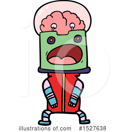 Royalty-Free (RF) Robot Clipart Illustration by lineartestpilot - Stock Sample #1527638