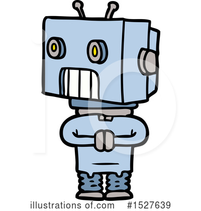 Royalty-Free (RF) Robot Clipart Illustration by lineartestpilot - Stock Sample #1527639