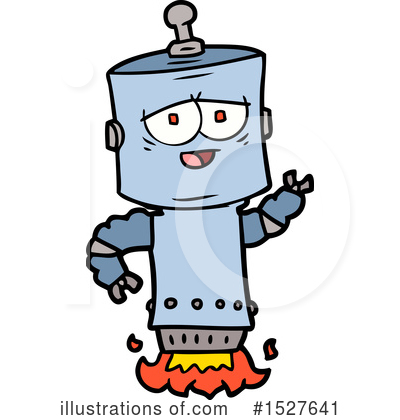 Royalty-Free (RF) Robot Clipart Illustration by lineartestpilot - Stock Sample #1527641