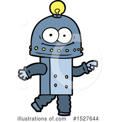 Royalty-Free (RF) Robot Clipart Illustration by lineartestpilot - Stock Sample #1527644