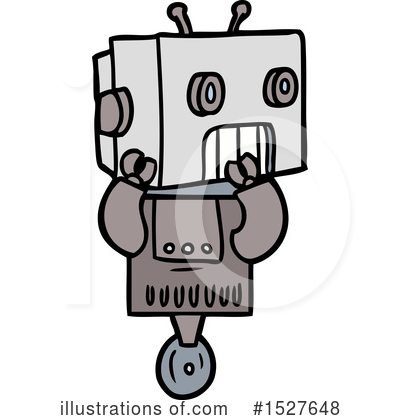 Royalty-Free (RF) Robot Clipart Illustration by lineartestpilot - Stock Sample #1527648