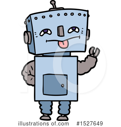 Royalty-Free (RF) Robot Clipart Illustration by lineartestpilot - Stock Sample #1527649