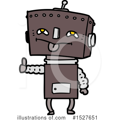 Royalty-Free (RF) Robot Clipart Illustration by lineartestpilot - Stock Sample #1527651