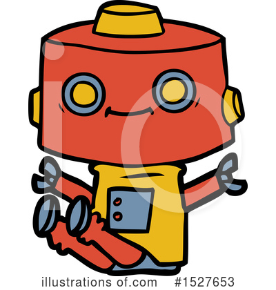 Royalty-Free (RF) Robot Clipart Illustration by lineartestpilot - Stock Sample #1527653