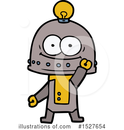 Royalty-Free (RF) Robot Clipart Illustration by lineartestpilot - Stock Sample #1527654
