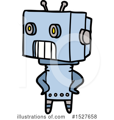 Royalty-Free (RF) Robot Clipart Illustration by lineartestpilot - Stock Sample #1527658