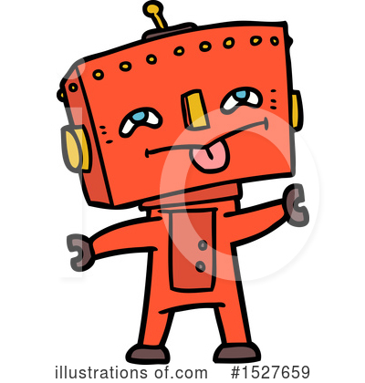 Royalty-Free (RF) Robot Clipart Illustration by lineartestpilot - Stock Sample #1527659