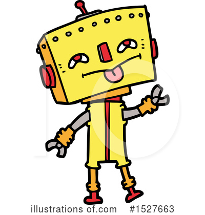 Royalty-Free (RF) Robot Clipart Illustration by lineartestpilot - Stock Sample #1527663