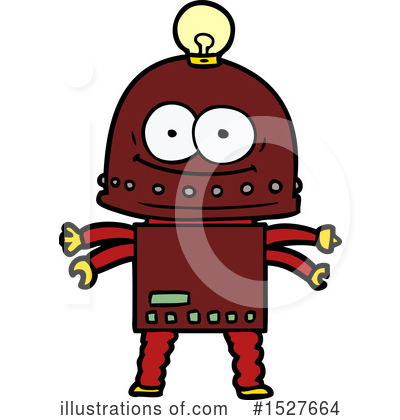 Royalty-Free (RF) Robot Clipart Illustration by lineartestpilot - Stock Sample #1527664