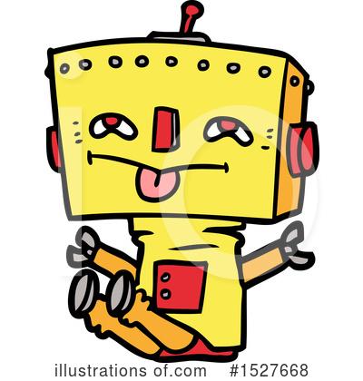 Royalty-Free (RF) Robot Clipart Illustration by lineartestpilot - Stock Sample #1527668