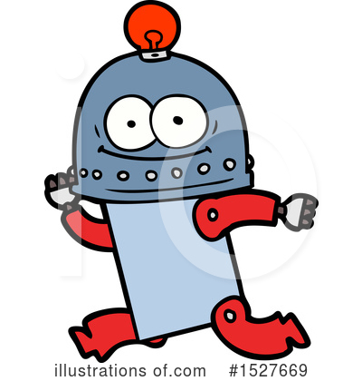 Royalty-Free (RF) Robot Clipart Illustration by lineartestpilot - Stock Sample #1527669
